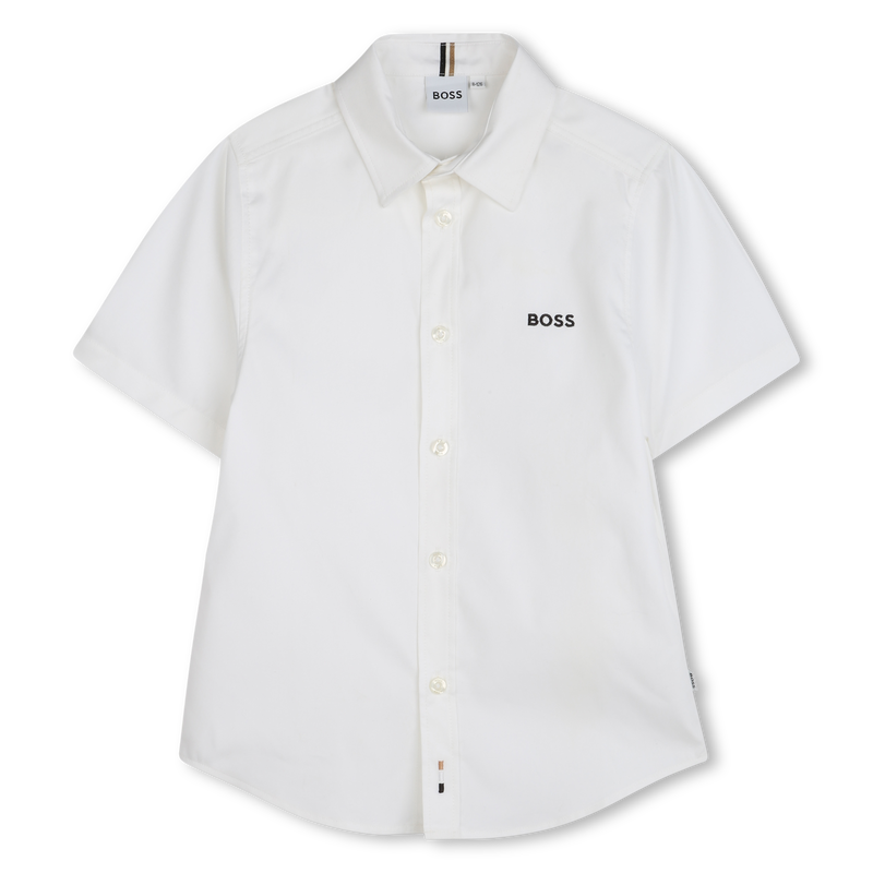 Straight cotton shirt BOSS 
                    BOY