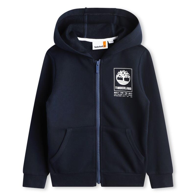 Hooded Zip-Up Sweatshirt TIMBERLAND 
                    BOY
