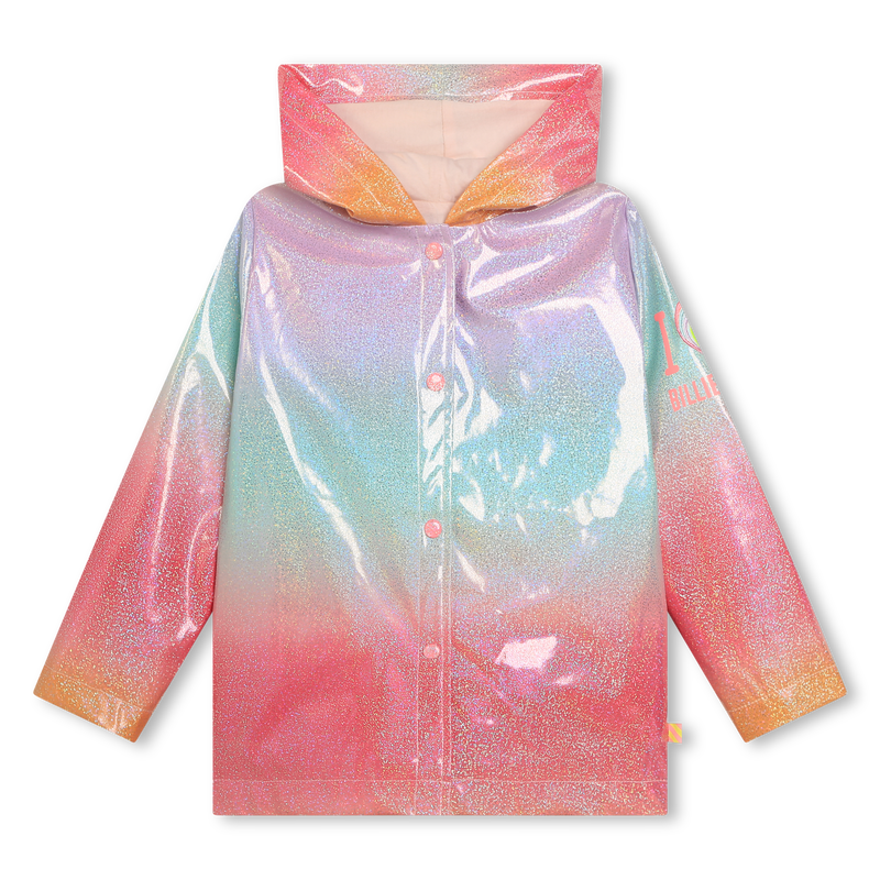 Multicolored glitter raincoat BILLIEBLUSH 
                    GIRL
