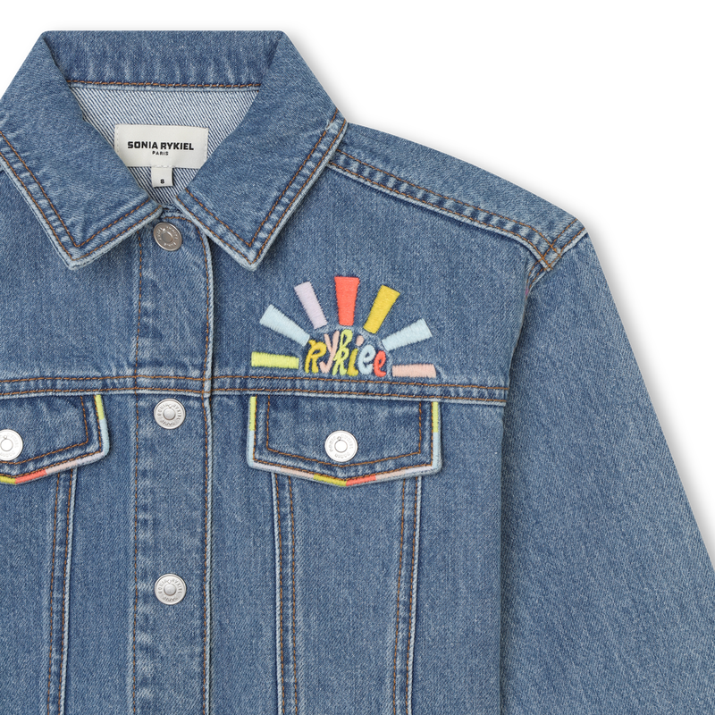 Embroidered Jean Jacket SONIA RYKIEL 
                    GIRL