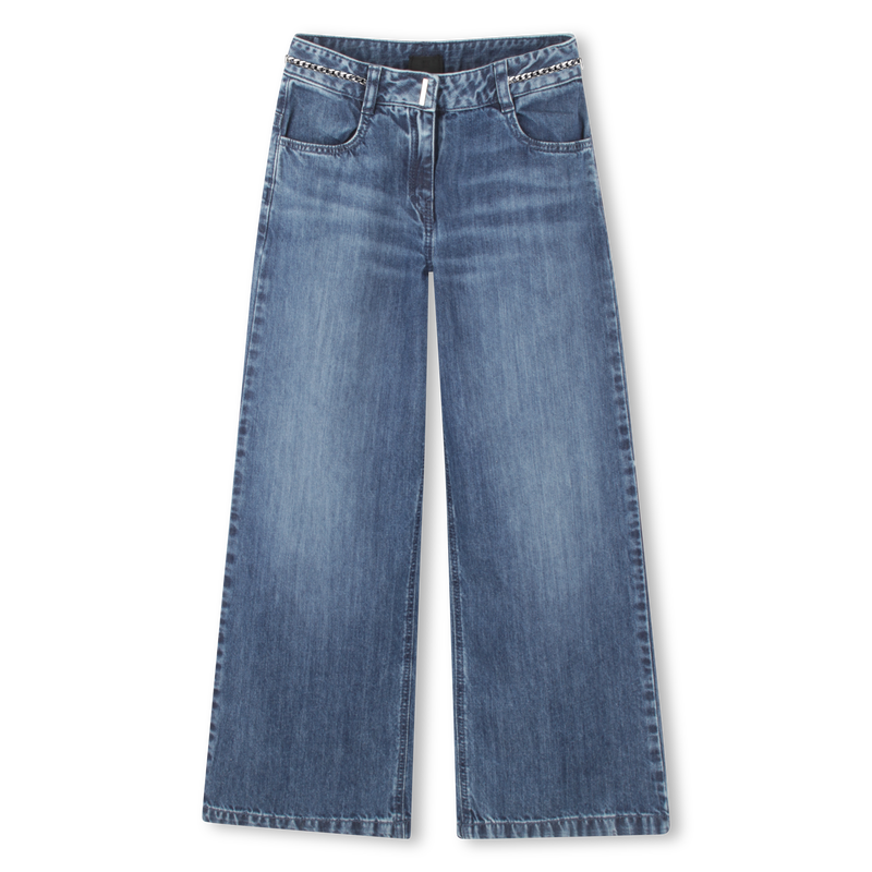 Flared jeans with thin chain GIVENCHY 
                    GIRL