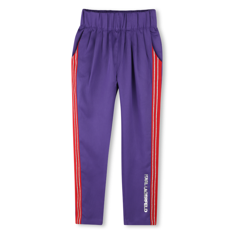 Striped Sweatpants KARL LAGERFELD KIDS 
                    GIRL