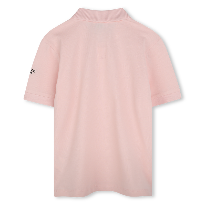 Polo with patch and embroidery KENZO KIDS 
                    UNISEX