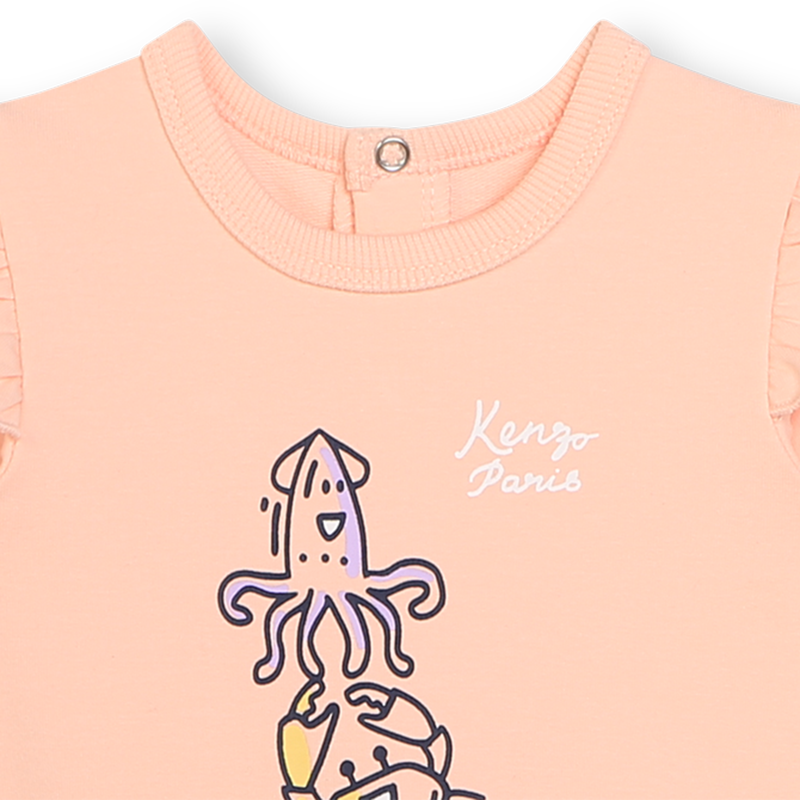 Fleece playsuit KENZO KIDS 
                    GIRL