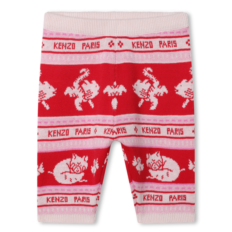 Cotton knit tracksuit KENZO KIDS 
                    GIRL