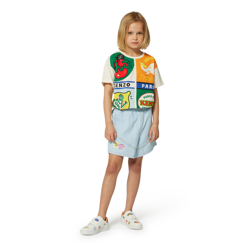T-shirt with print KENZO KIDS 
                    GIRL