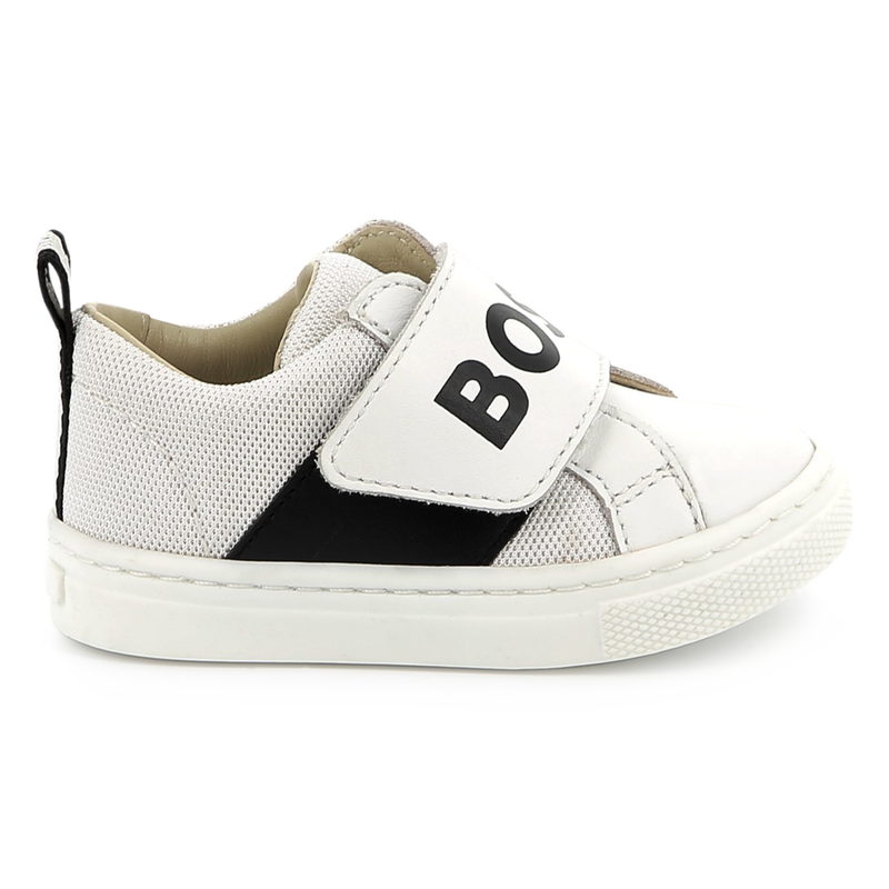 Leather Velcro sneakers BOSS 
                    BOY
