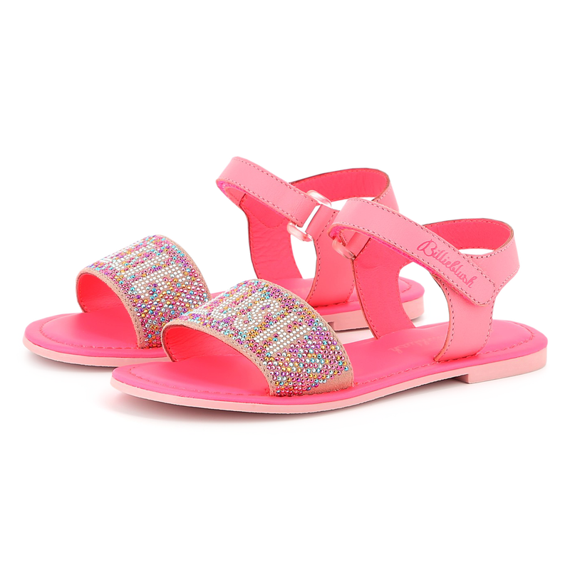 Leather Velcro sandals BILLIEBLUSH 
                    GIRL