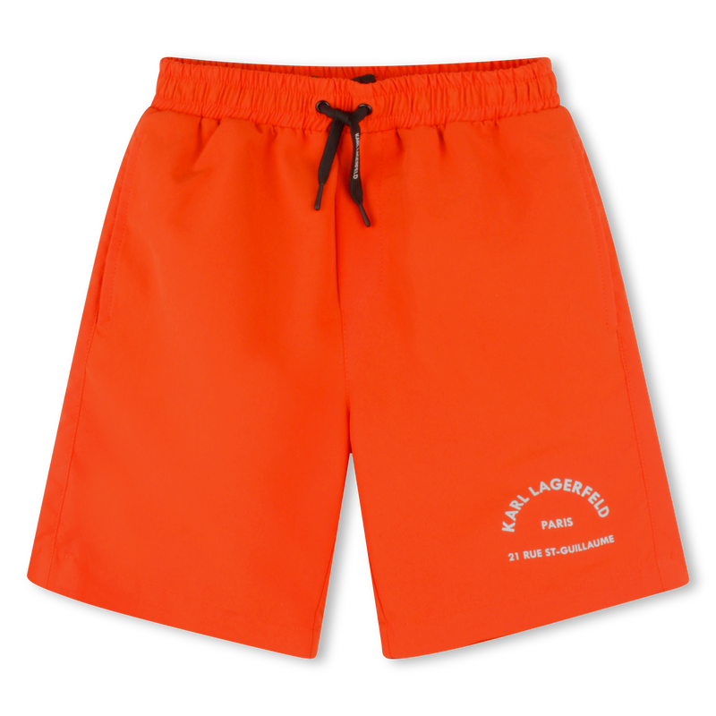 Swim shorts with pockets KARL LAGERFELD KIDS 
                    BOY