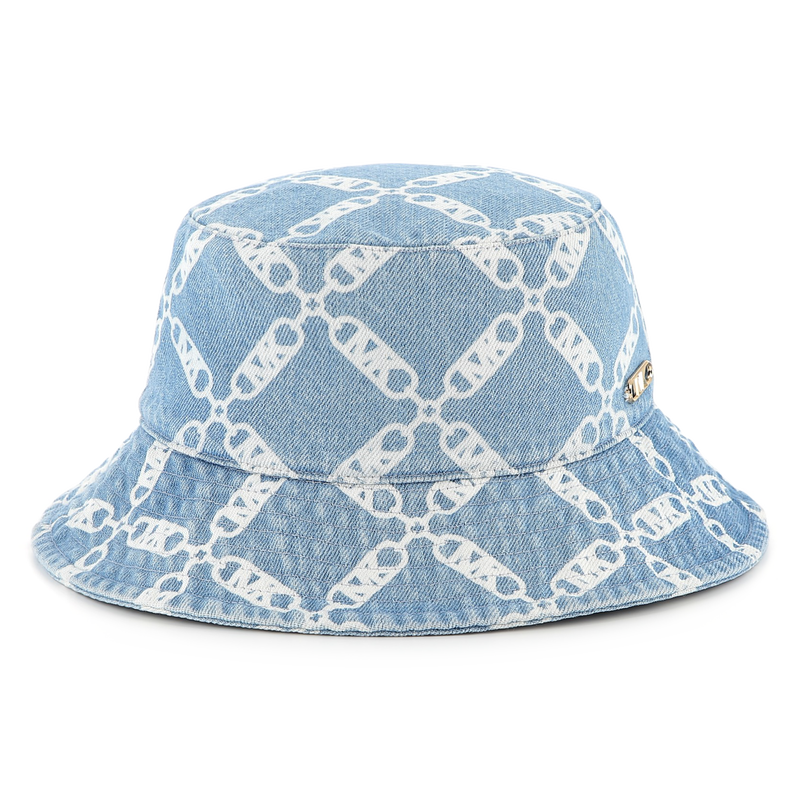 Illustrated denim bucket hat MICHAEL KORS 
                    GIRL