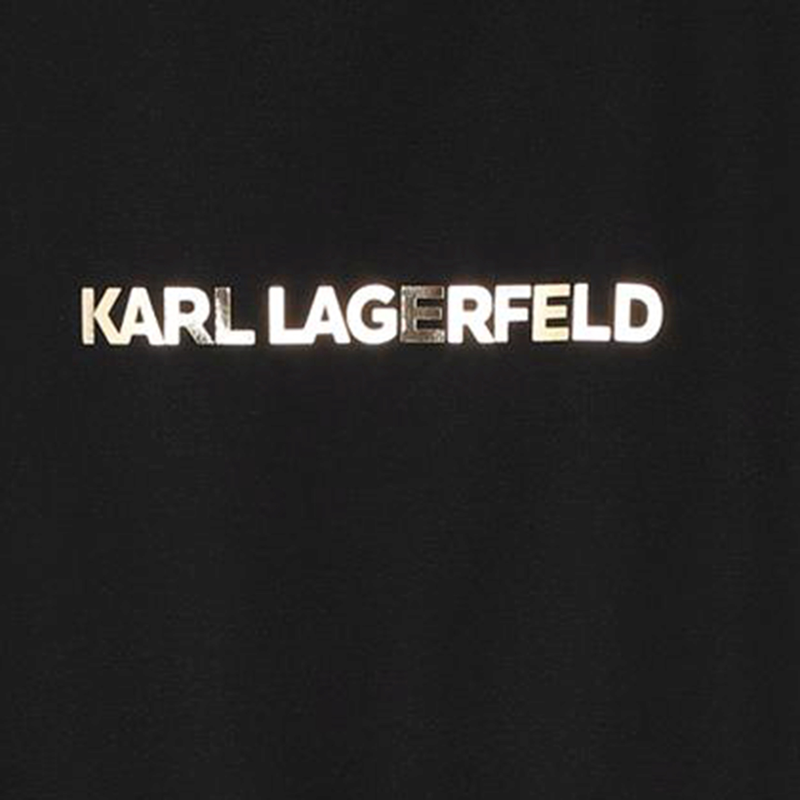 Multi-Material Dress KARL LAGERFELD KIDS 
                    GIRL