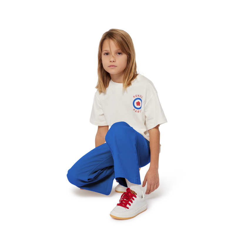 Short-Sleeved Cotton T-Shirt KENZO KIDS 
                    GIRL