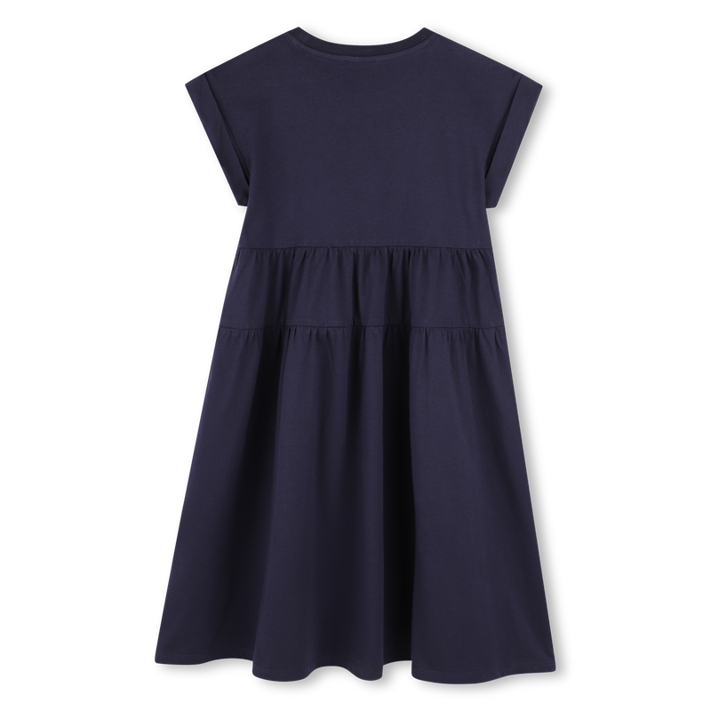 Dress with cutout waist panel KENZO KIDS 
                    GIRL