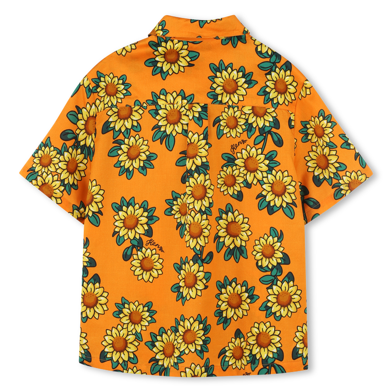 Cotton satin shirt KENZO KIDS 
                    BOY