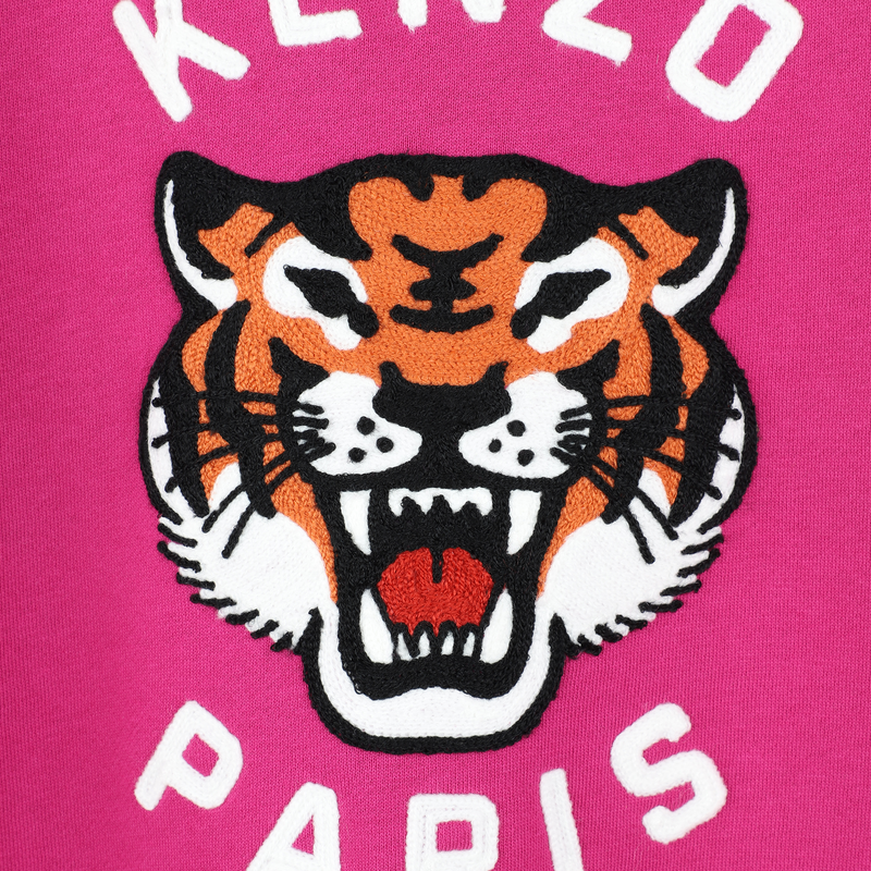 Gathered Fleece Dress KENZO KIDS 
                    GIRL