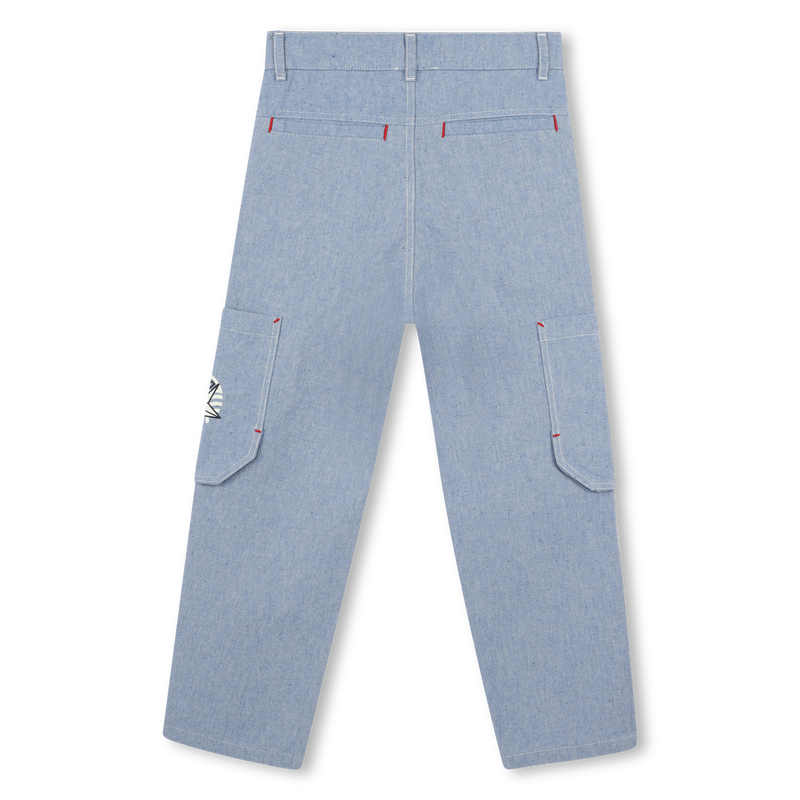 Cotton trousers with pockets KENZO KIDS 
                    BOY