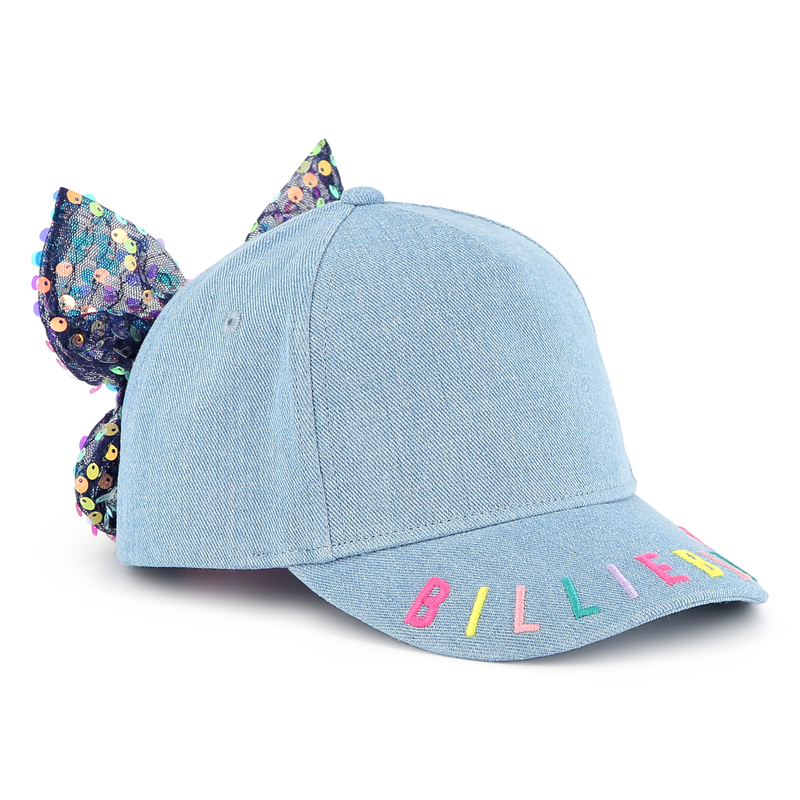 Denim baseball cap with bow BILLIEBLUSH 
                    GIRL