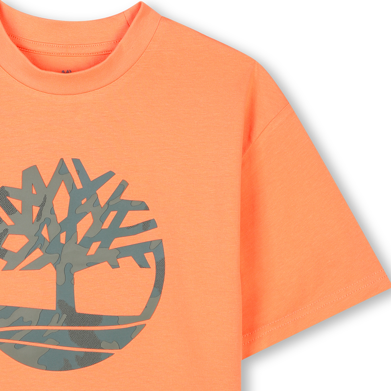 Raised logo print T-shirt TIMBERLAND 
                    BOY