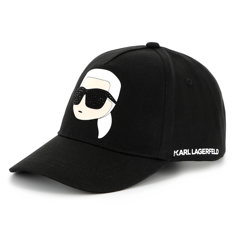 Adjustable cotton baseball cap KARL LAGERFELD KIDS 
                    GIRL