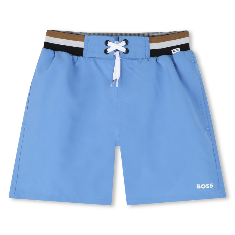 Striped-waist swimming trunks BOSS 
                    BOY