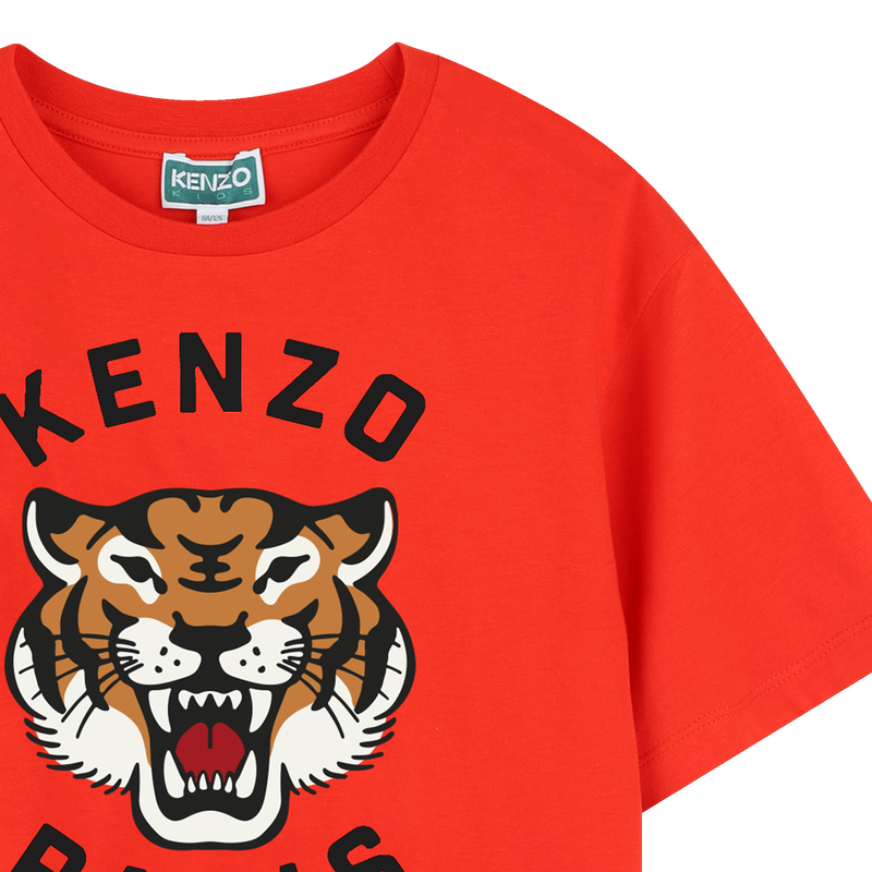 Printed cotton T-shirt KENZO KIDS 
                    BOY