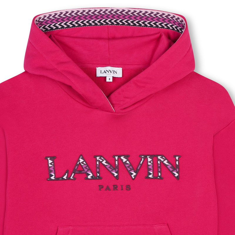Embroidered Hooded Sweatshirt LANVIN 
                    GIRL