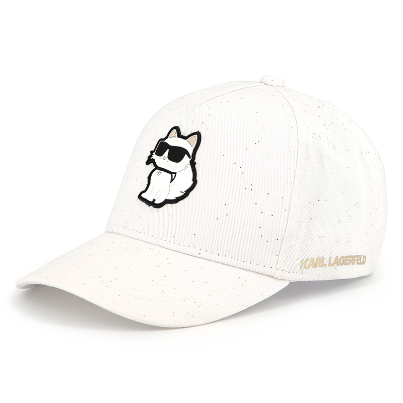 Adjustable cotton baseball cap KARL LAGERFELD KIDS 
                    GIRL