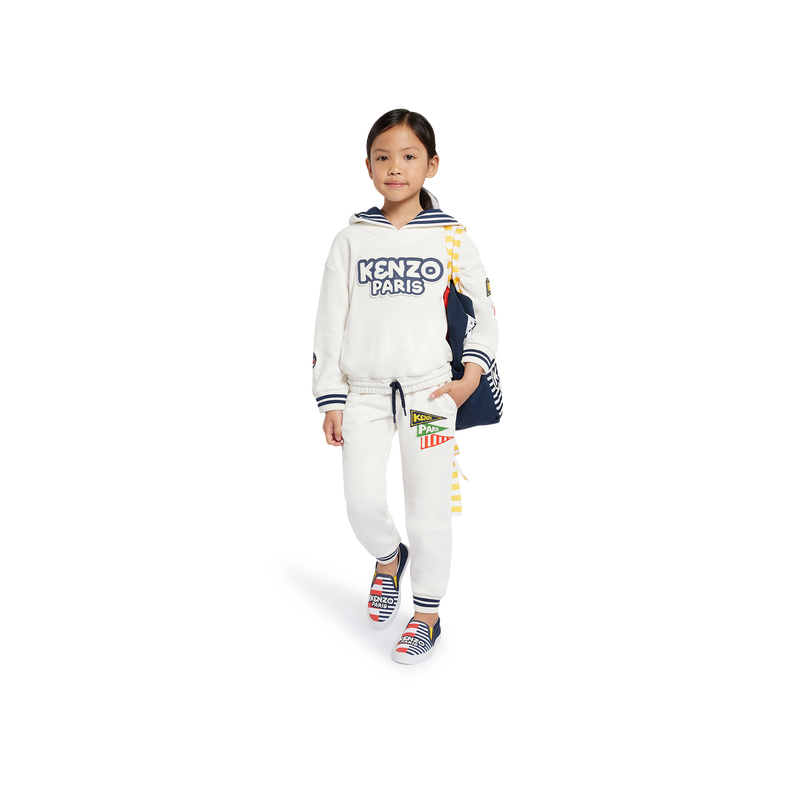 Cotton denim sneakers KENZO KIDS 
                    UNISEX