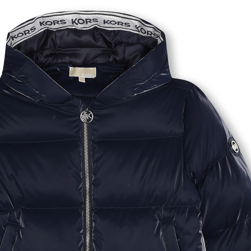 Long Hooded Puffer Jacket MICHAEL KORS 
                    GIRL