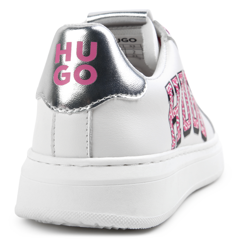 Printed Lace-Up Sneakers HUGO 
                    GIRL