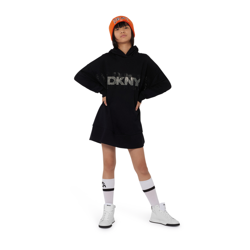 Hooded Fleece Dress DKNY 
                    GIRL