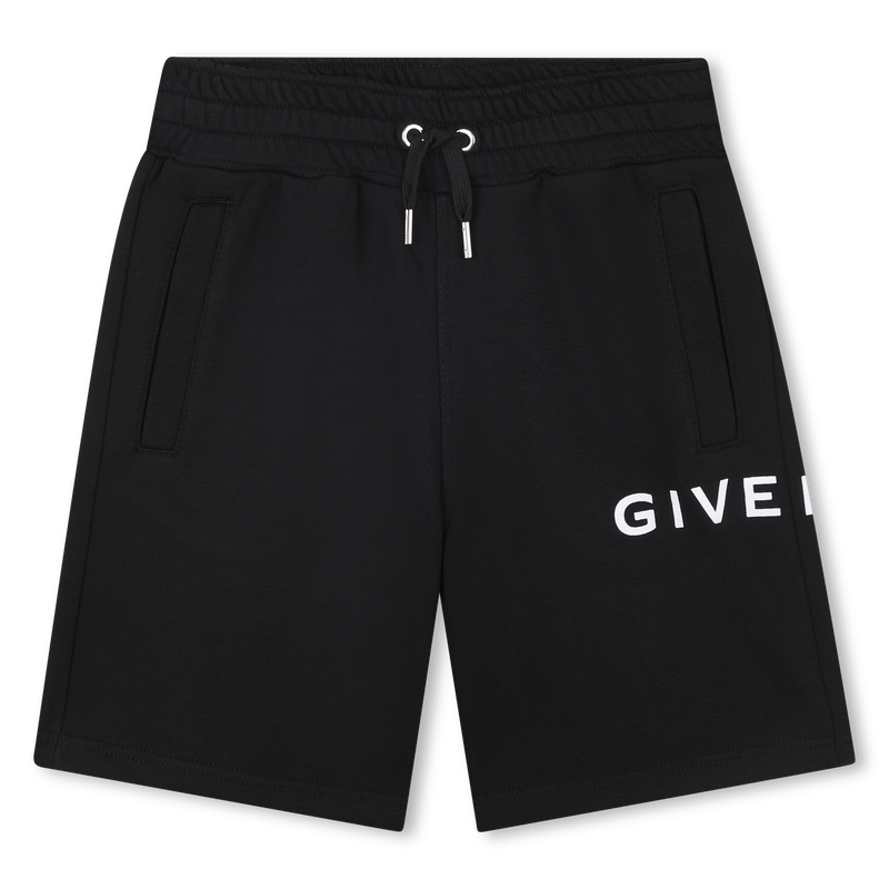 Fleece shorts with print GIVENCHY 
                    BOY