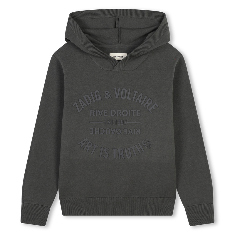 Hooded Knit Sweater ZADIG & VOLTAIRE 
                    BOY