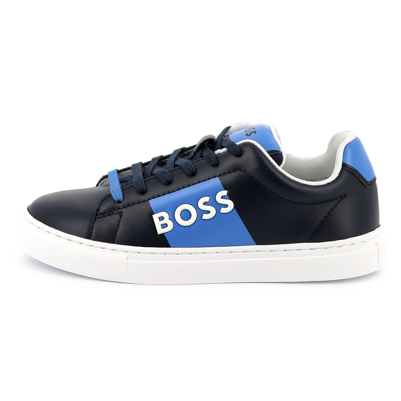Lace-up leather sneakers BOSS 
                    BOY