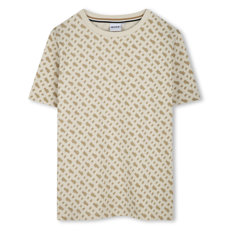 Printed cotton T-shirt BOSS 
                    BOY