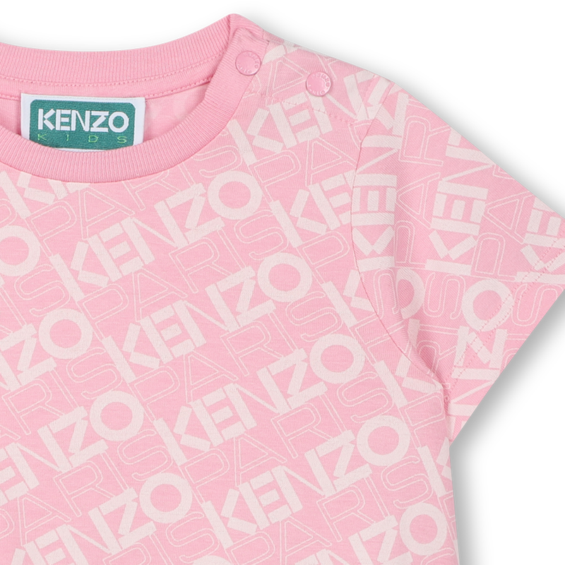Printed cotton dress KENZO KIDS 
                    GIRL