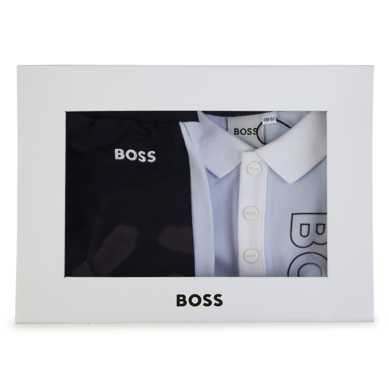 Organic Cotton Gift Ensemble BOSS 
                    BOY