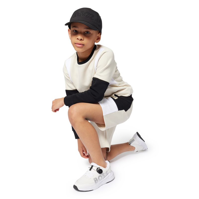 Rotating button sneakers BOSS 
                    BOY