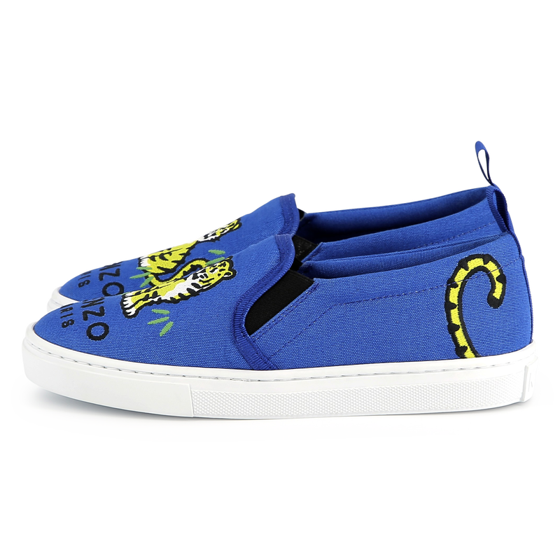 Elasticated canvas sneakers KENZO KIDS 
                    UNISEX