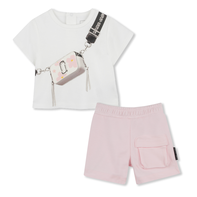 Cotton T-shirt and shorts THE MARC JACOBS 
                    UNISEX
