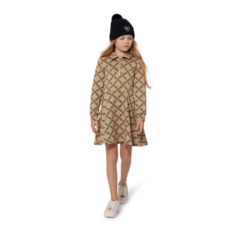 Long-Sleeved Zip-Up Dress MICHAEL KORS 
                    GIRL