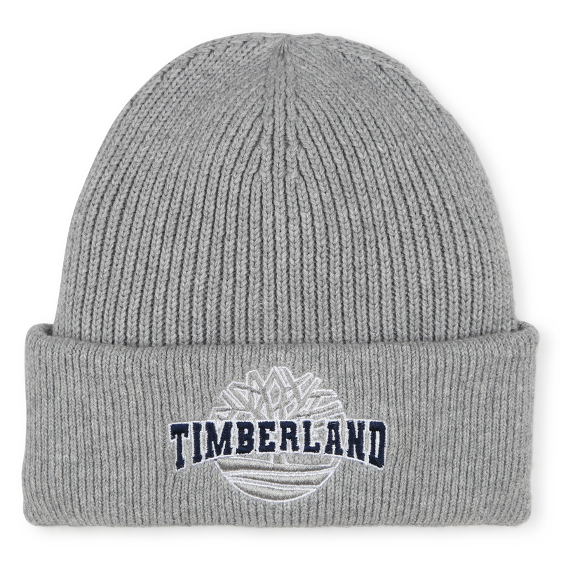 Embroidered Knit Hat TIMBERLAND 
                    BOY