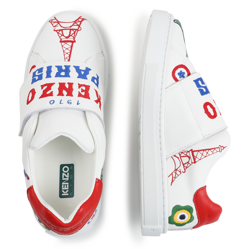 Leather Velcro Sneakers KENZO KIDS 
                    BOY
