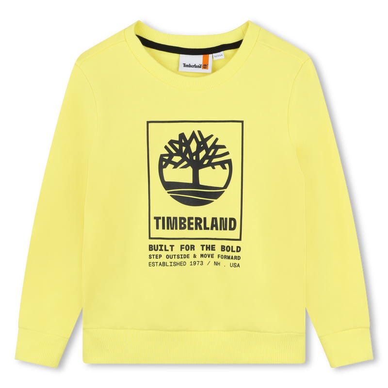 Printed Fleece Sweatshirt TIMBERLAND 
                    BOY