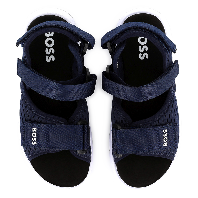 Velcro canvas sandals BOSS 
                    BOY