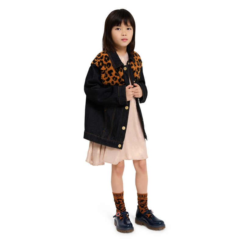 Printed Jean Jacket KENZO KIDS 
                    UNISEX