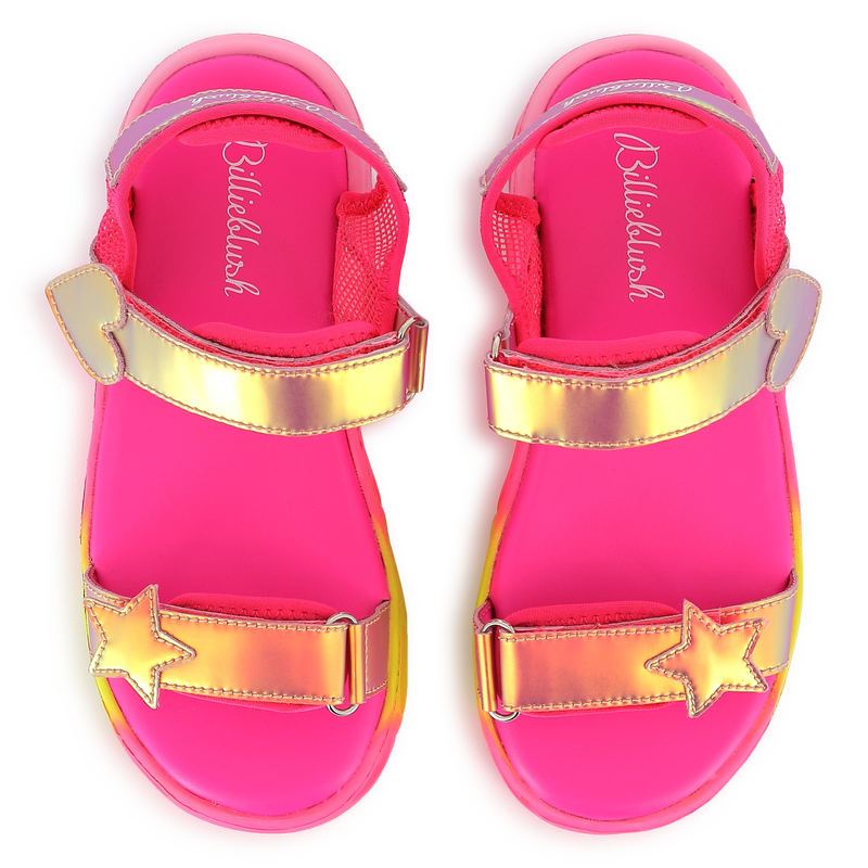 Bi-material sandals BILLIEBLUSH 
                    GIRL