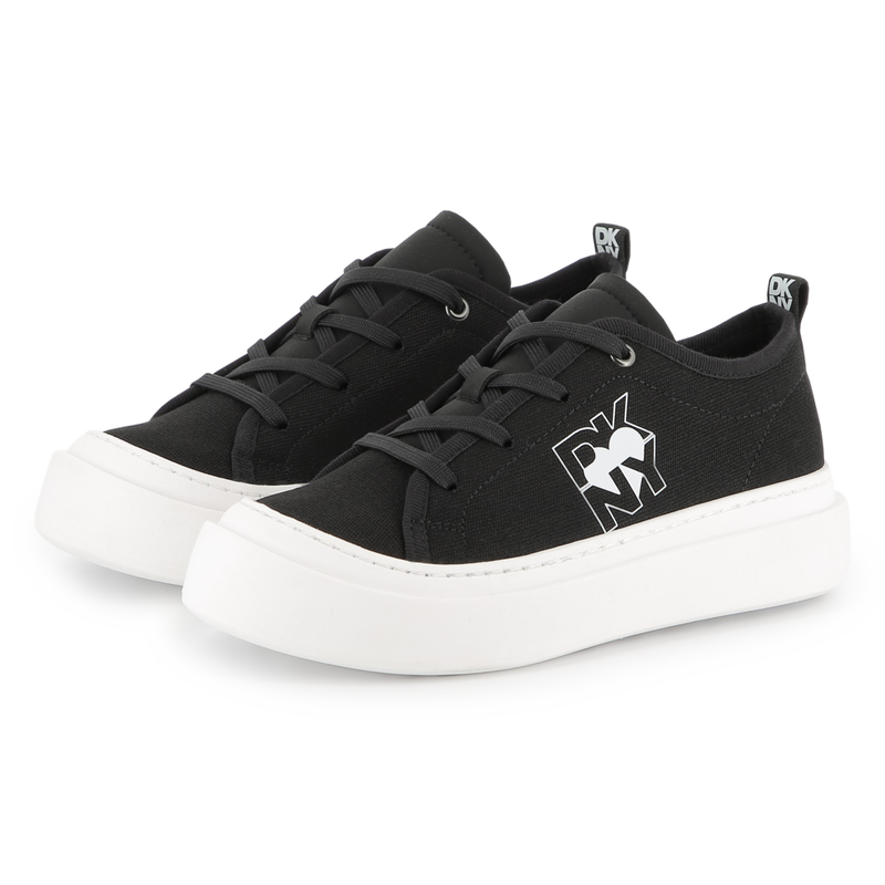Lace-up canvas sneakers DKNY 
                    GIRL