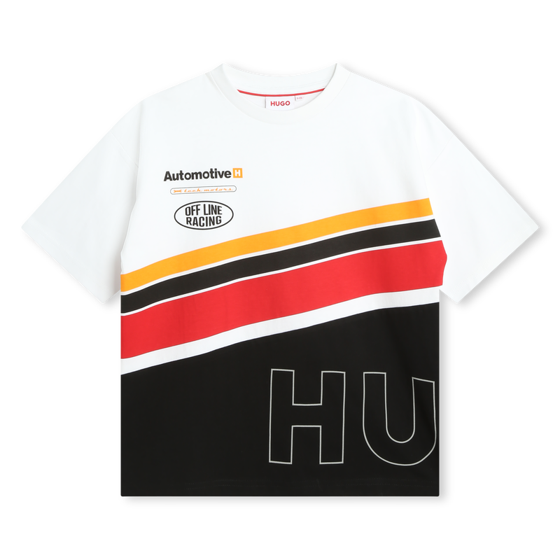 Short-sleeved cotton T-shirt HUGO 
                    BOY