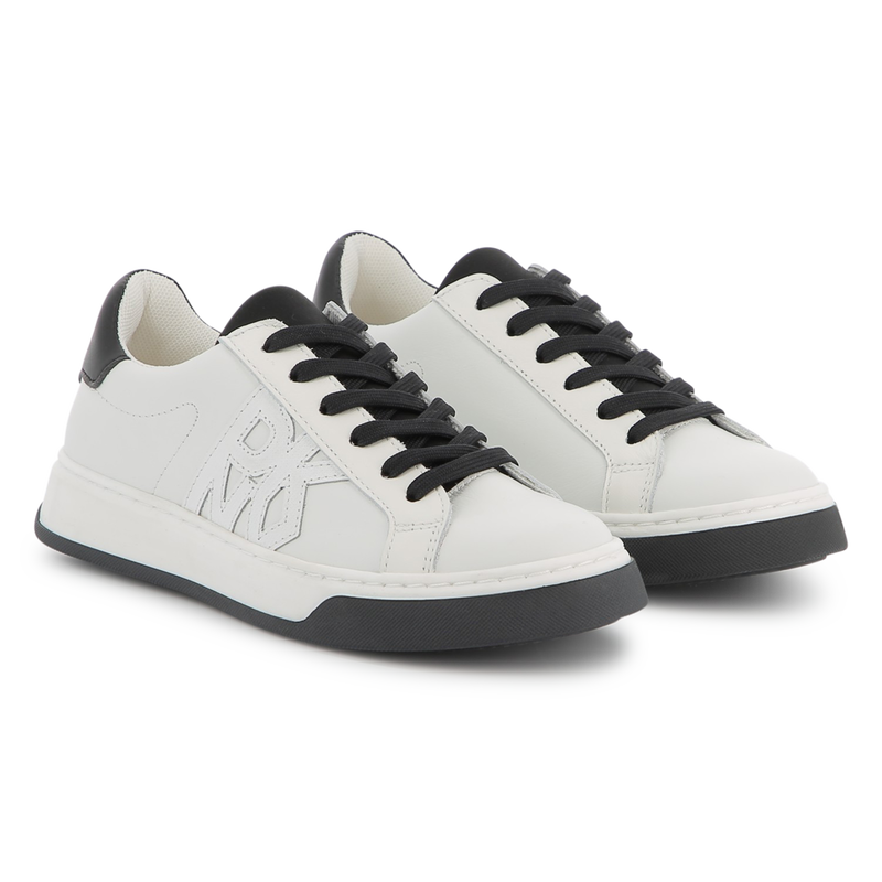 Leather lace-up sneakers DKNY 
                    UNISEX